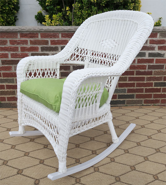 All White Resin Wicker Outdoor Furniture