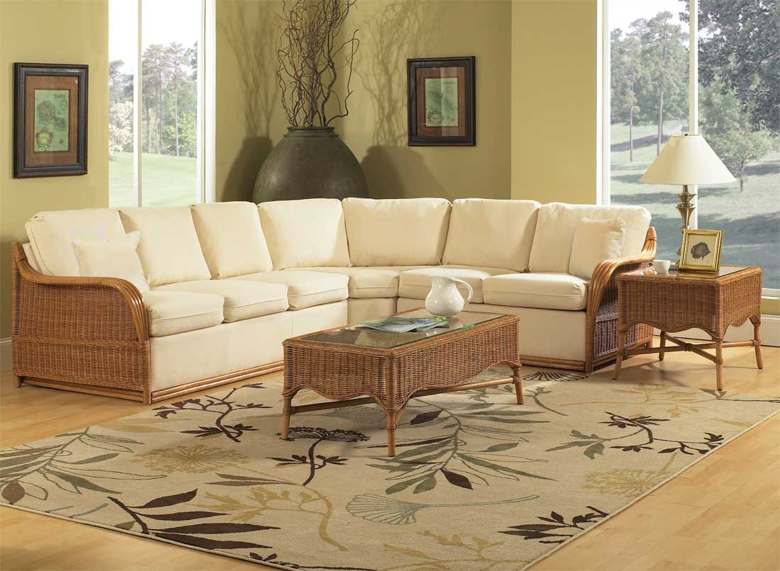 Indoor Wicker and Rattan Sectionals