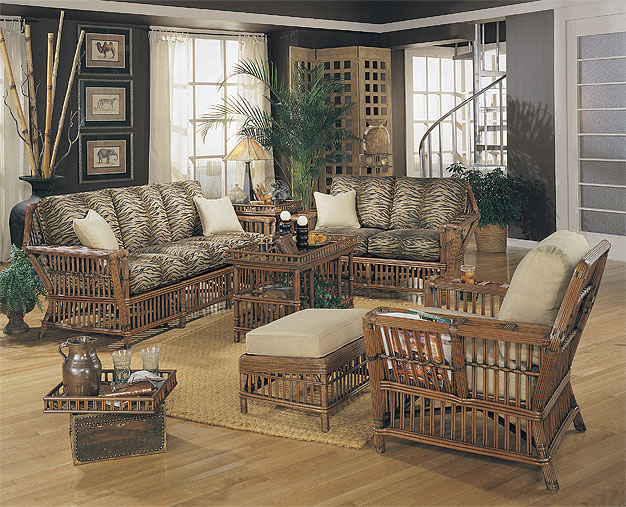 Capistrano Natural Rattan Furniture Sets,White or Brown (Custom Painting Available)        