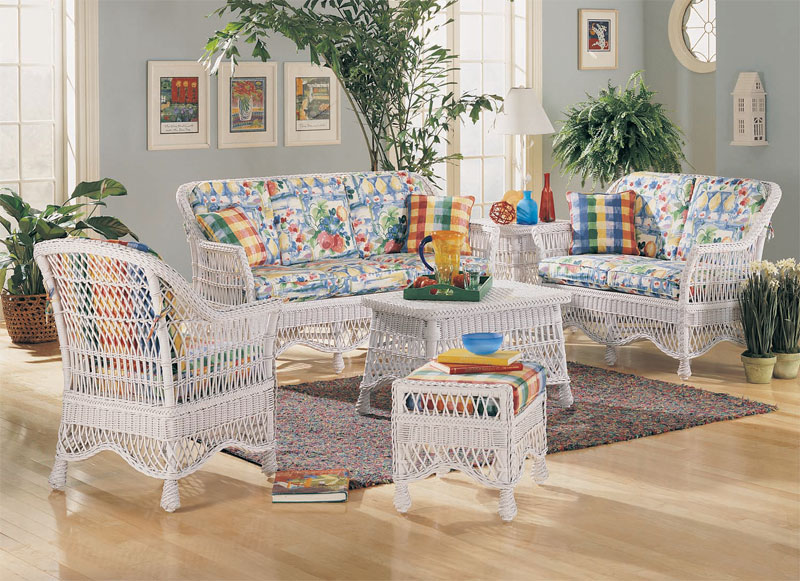 Capri Rattan Framed Natural Wicker Furniture Sets (Custom Paiting Available)