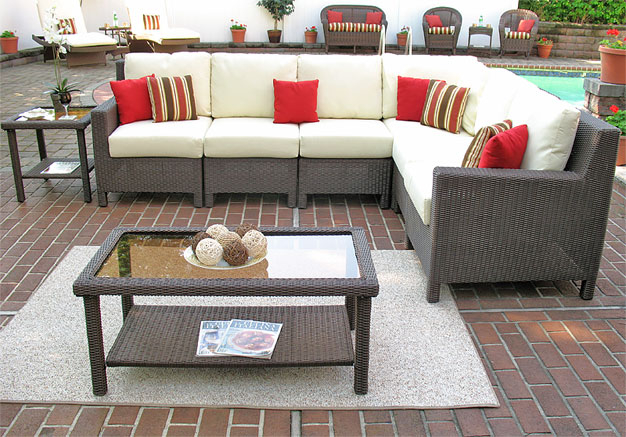 Outdoor Resin Wicker Sectionals