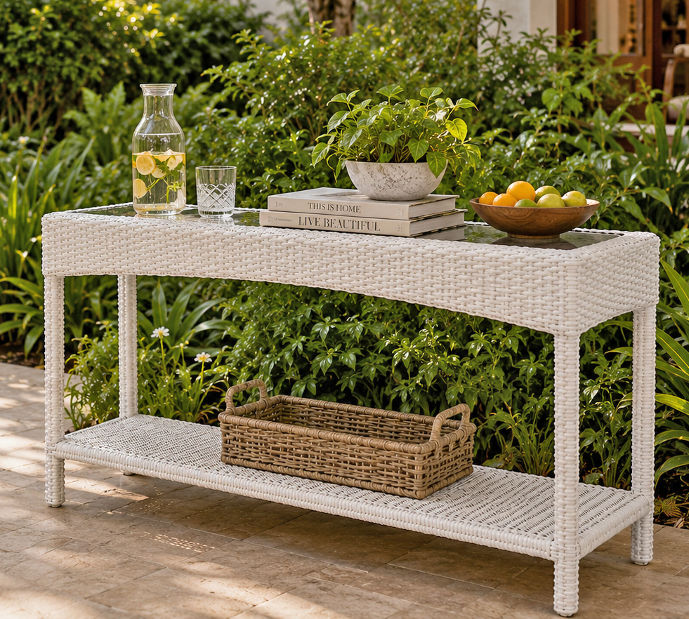 Resin Wicker Occasional Tables, Premium Indonesian