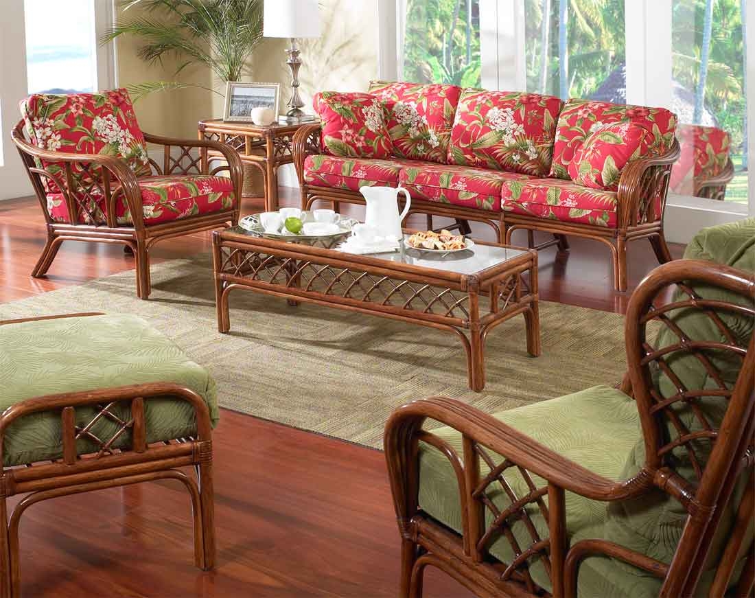 Grand Isle Natural Rattan Furniture Sets (Custom Finishes Available)