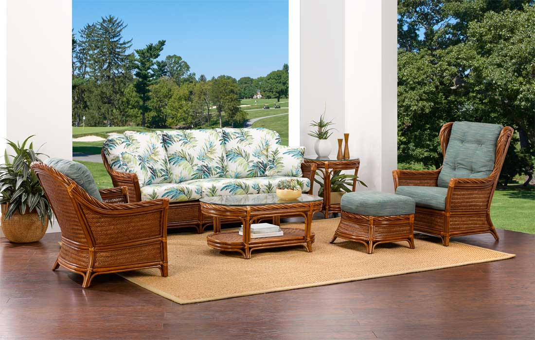 South Shore Natural Rattan Seating..(Custom Finishes Available)