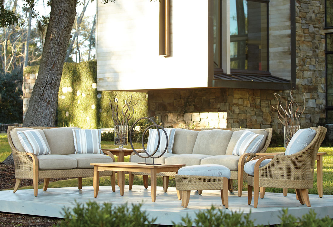 Lane Venture Edgewood Resin Wicker and Teak Outdoor Furniture Collections