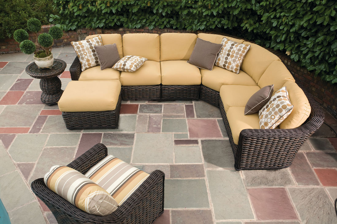 Lane Venture South Hampton Synthetic Outdoor Sectional Collections