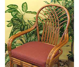 Rattan Dining Chair, Tilt Swivel, Caters & Seat Cushion, Bay Point Style  (Minimum 2)