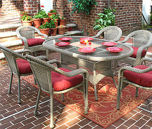 All Outdoor Wicker Dining Sets