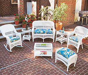 Resin Wicker Patio Furniture, Midsize