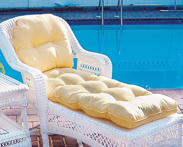 chaise patio cushions sunbrella
