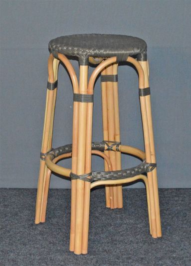 NATURAL FRAME DARK BROWN SEAT