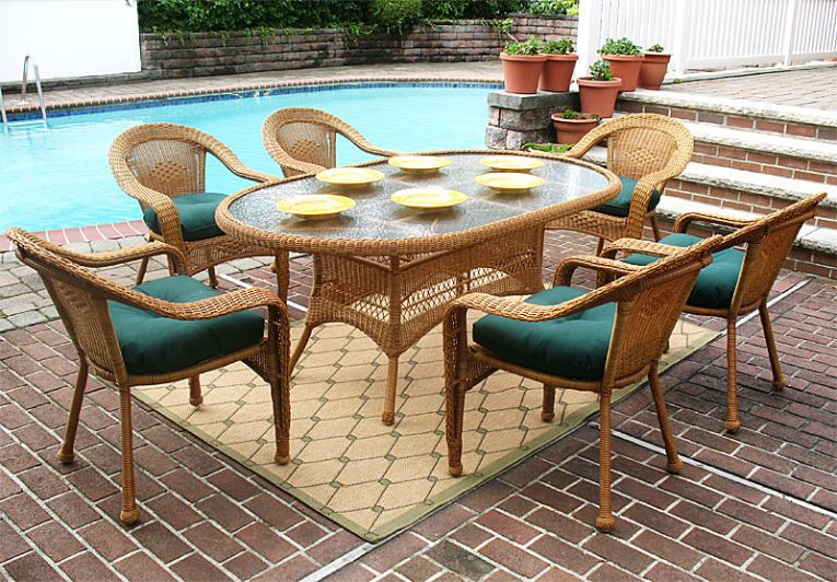 D5点ｾｯﾄ(No:1286079) Resin Wicker Dining Set 72