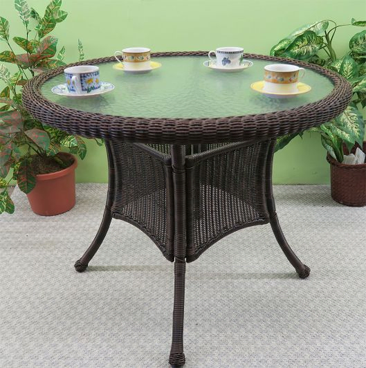 36 inch round patio table with umbrella hole 36