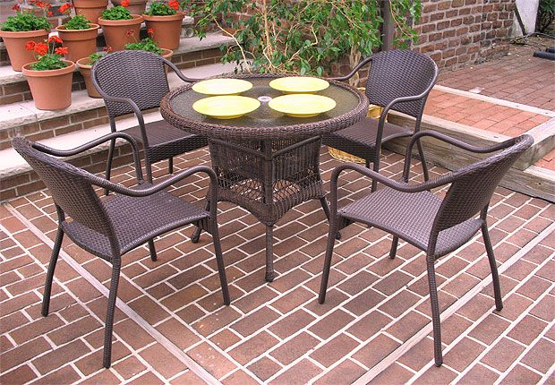 36 inch round patio table with umbrella hole PHI VILLA 37" Outdoor Steel Dining The exclusive Boulevard design compliments all Tropitone furniture collections Umbrella 36 Round Patio Table