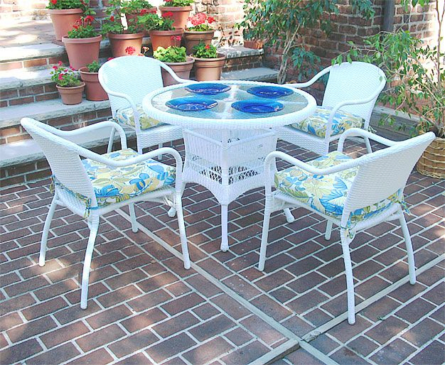 9 piece resin wicker patio dining set with umbrella COSTWAY 9-Piece for 8, Outdoor Rattan Table and Chairs Furniture Set Hole, Acacia Wood Tabletop for Backyard, Balcony, Poolside, Grey & White : Patio, Lawn inch umbrella holes 9-Piece Outdoor Patio Dining Set