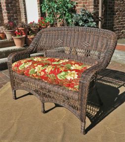 Belair Resin Wicker Loveseat 