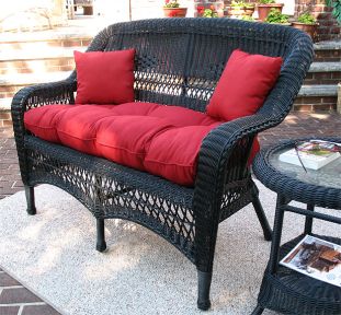 Belair Resin Wicker Loveseat 