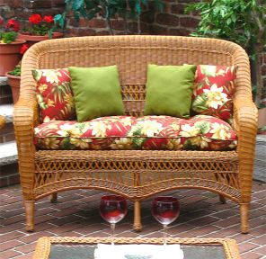 Belair Resin Wicker Loveseat 