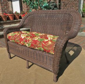 Malibu Resin Wicker Loveseat 