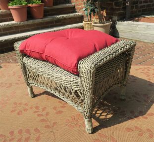 Madrid Resin Wicker Ottoman