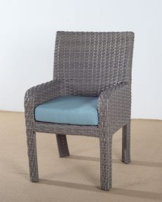 St. Croix All Weather Outdoor Resin Wicker Dining Arm Chair