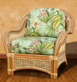 Fiji Rattan Framed Indoor Wicker Chair