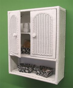  Wicker Wall Cabinet