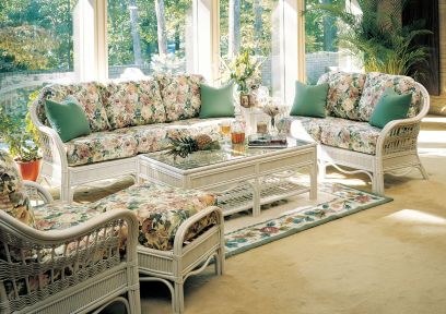 5 Piece Bermuda Wicker Furniture Set