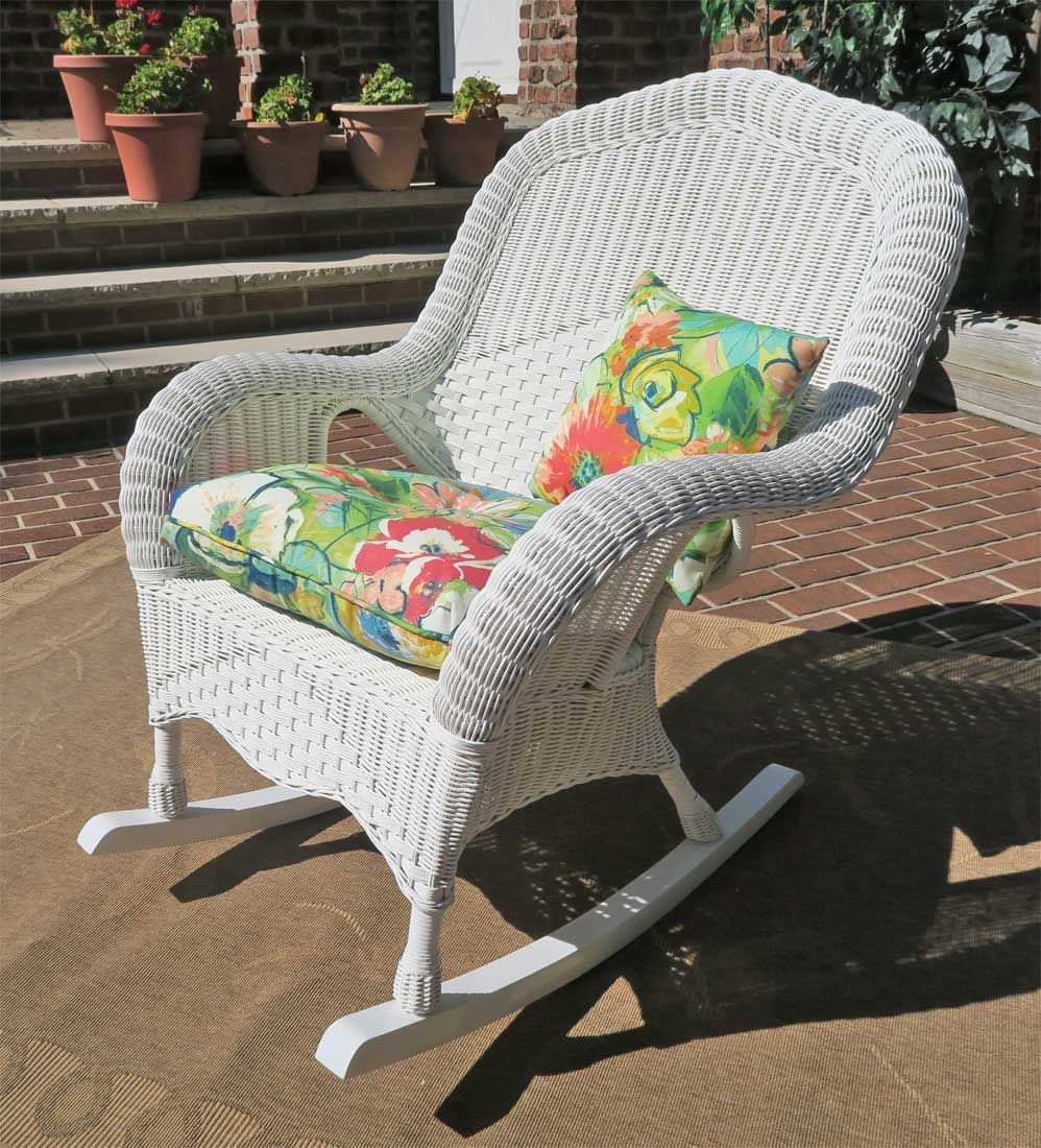 Naples Natural Wicker Rocking Chair