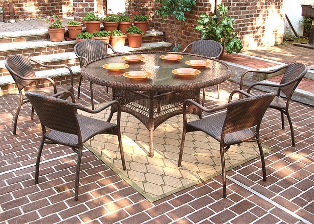 Resin Wicker Dining Set