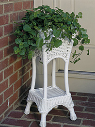 Wicker Plant Stand